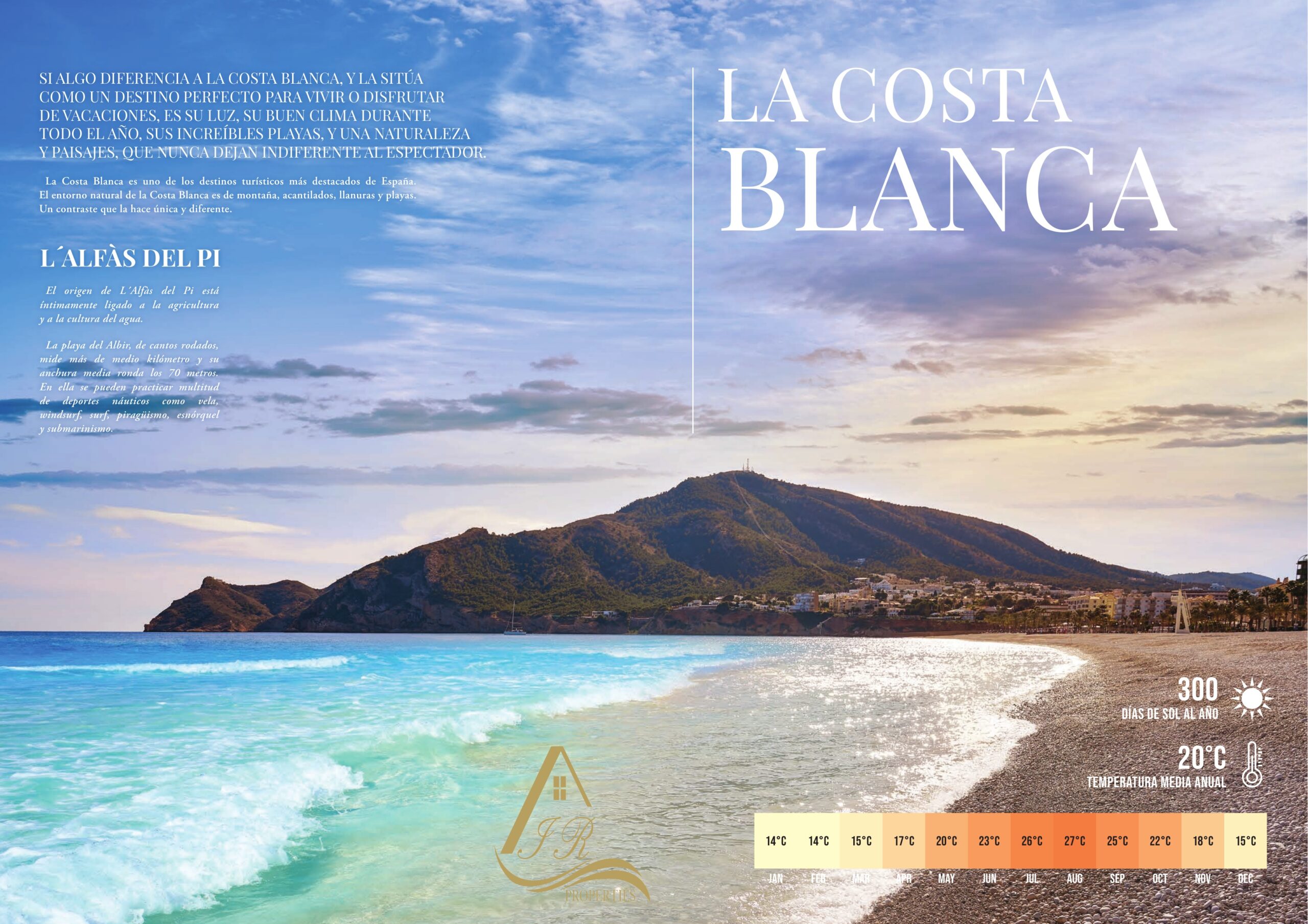 Playa del Albir cerca de Delfín Natura Barlovento